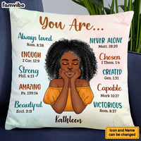Personalized You Are Beautiful Pillow 24893 thumb 1