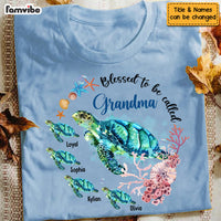 Personalized Grandma Turtle Shirt - Hoodie - Sweatshirt 24894 thumb 1