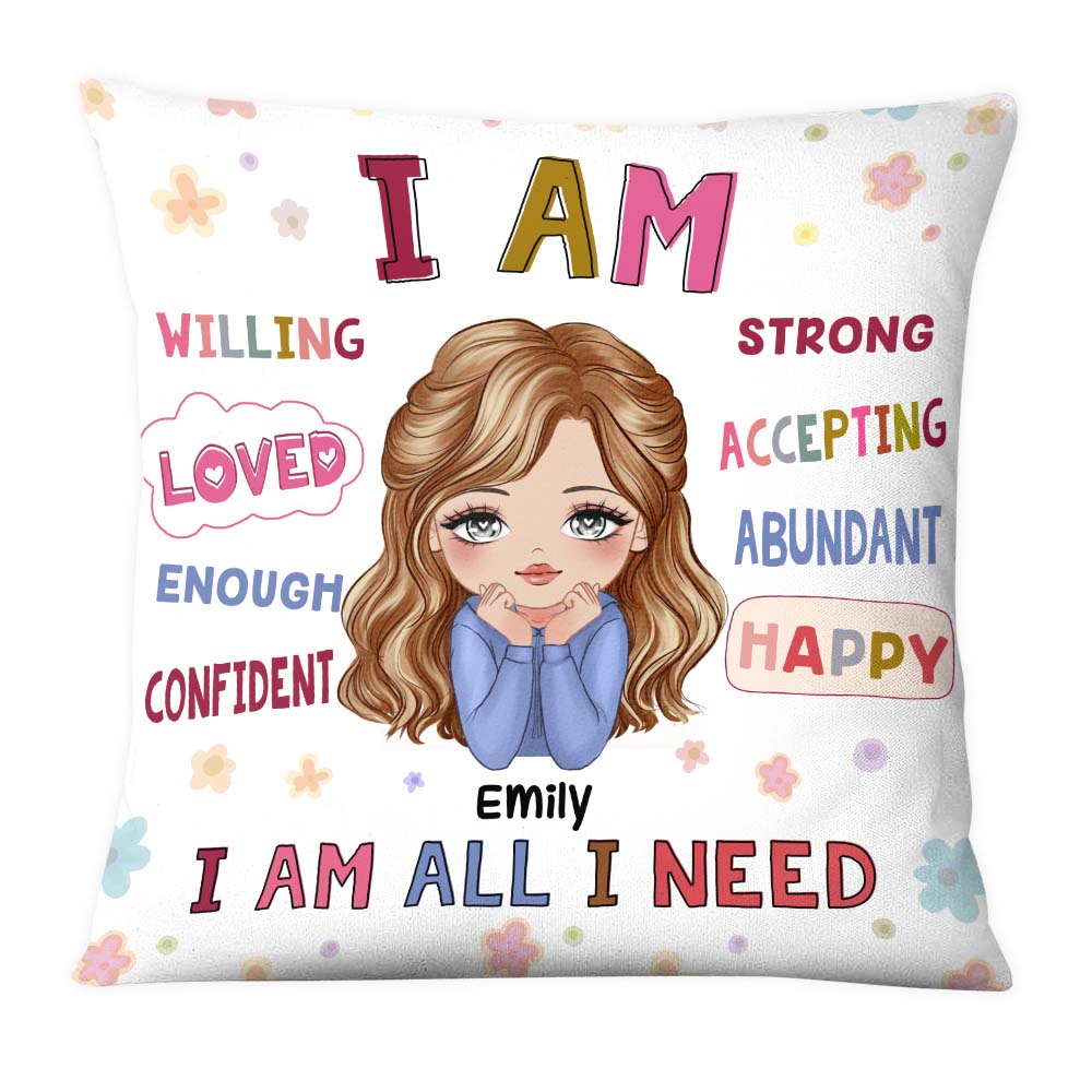 Personalized Gift For Daughter Granddaughter I Am Kind Pillow 24895 Primary Mockup