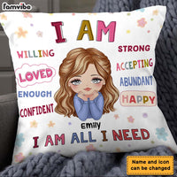 Personalized Gift For Daughter Granddaughter I Am Kind Pillow 24895 thumb 1