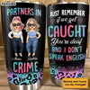 Personalized Friends Partners In Crime Steel Tumbler 24898 1