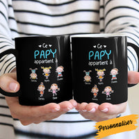 Personalized Papy Mamie French Grandma Grandpa Belongs Mug AP89 67O57 thumb 1