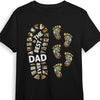 Personalized Gift For Father For Dad Foot Print Shirt - Hoodie - Sweatshirt 24907 1
