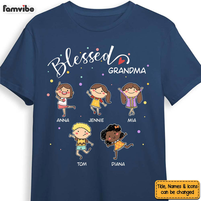 Personalized Gift For Blessed Grandma Shirt - Hoodie - Sweatshirt 24909 1