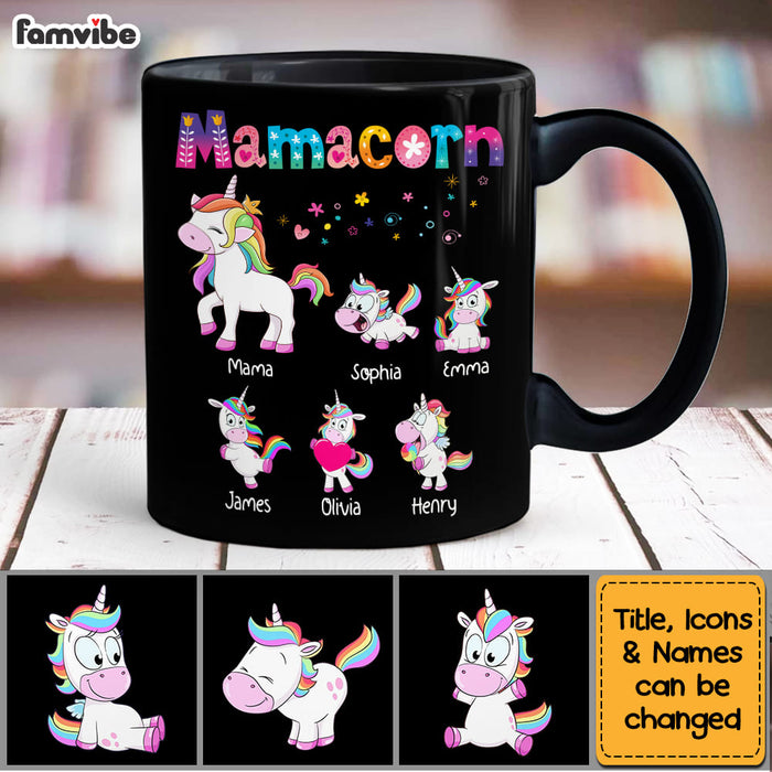 Personalized Gift Colorful Mamacorn Mug 24911 1