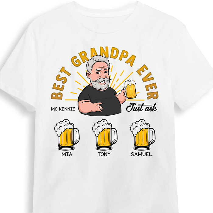 Personalized Gift for Grandpa Just Ask Shirt - Hoodie - Sweatshirt 24914 1
