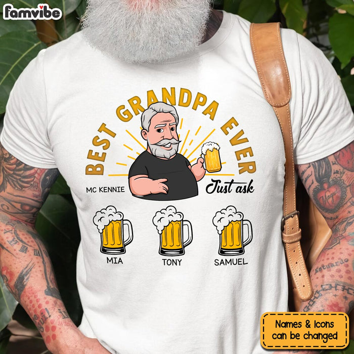 Personalized Gift for Grandpa Just Ask Shirt - Hoodie - Sweatshirt 24914 1