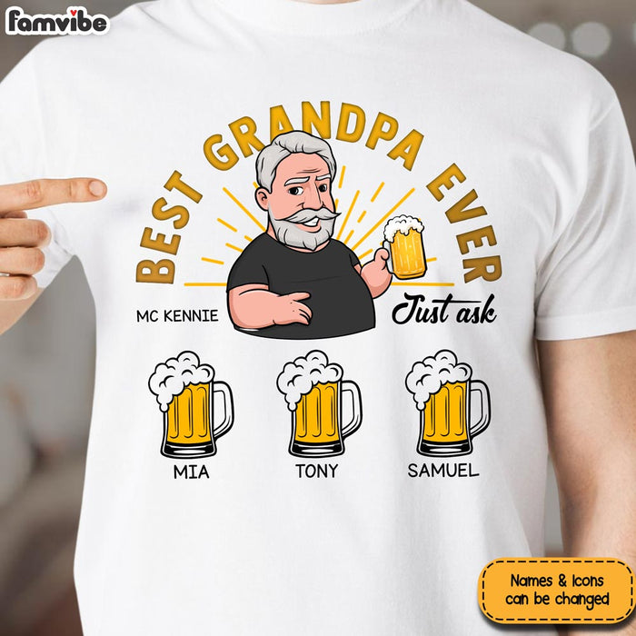 Personalized Gift for Grandpa Just Ask Shirt - Hoodie - Sweatshirt 24914 1
