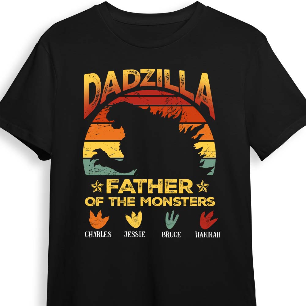 Personalized Dadzilla Shirt Hoodie Sweatshirt 24915 Primary Mockup