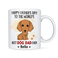 Personalized Happy Fathers Day Dog Mug 24920 thumb 1