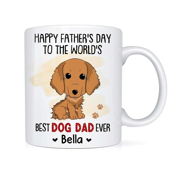 Personalized Happy Fathers Day Dog Mug 24920 1