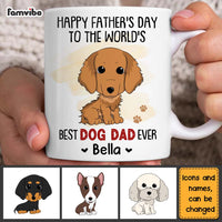 Personalized Happy Fathers Day Dog Mug 24920 thumb 1