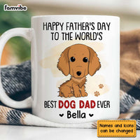 Personalized Happy Fathers Day Dog Mug 24920 thumb 1