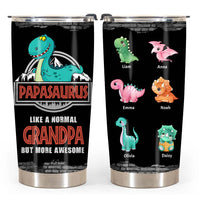 Personalized Papasaurus Steel Tumbler 24924 thumb 1