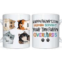Personalized Tiny Overlord Happy Fathers Day Mug 24929 thumb 1
