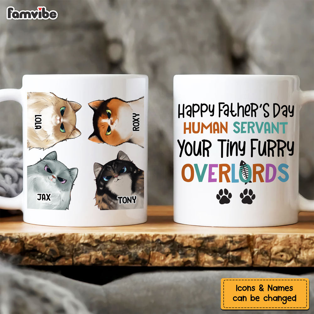 Personalized Tiny Overlord Happy Fathers Day Mug 24929 Primary Mockup