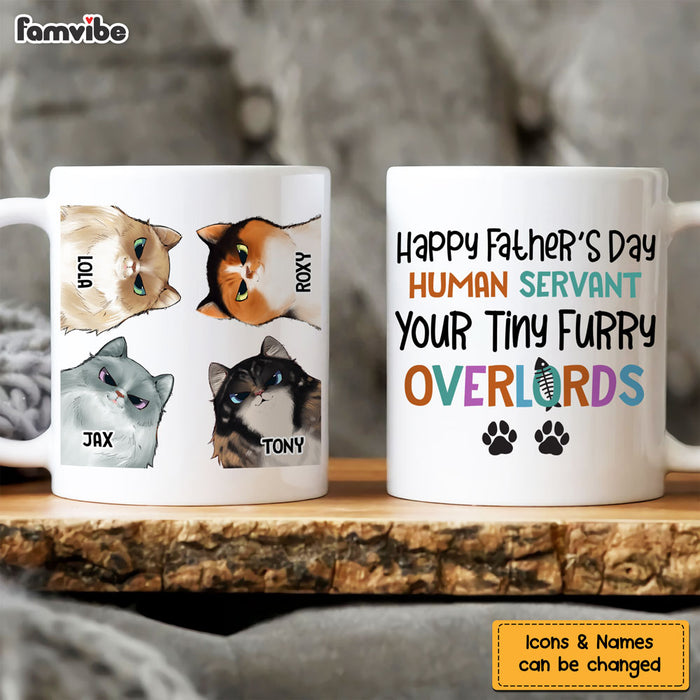 Personalized Tiny Overlord Happy Fathers Day Mug 24929 1