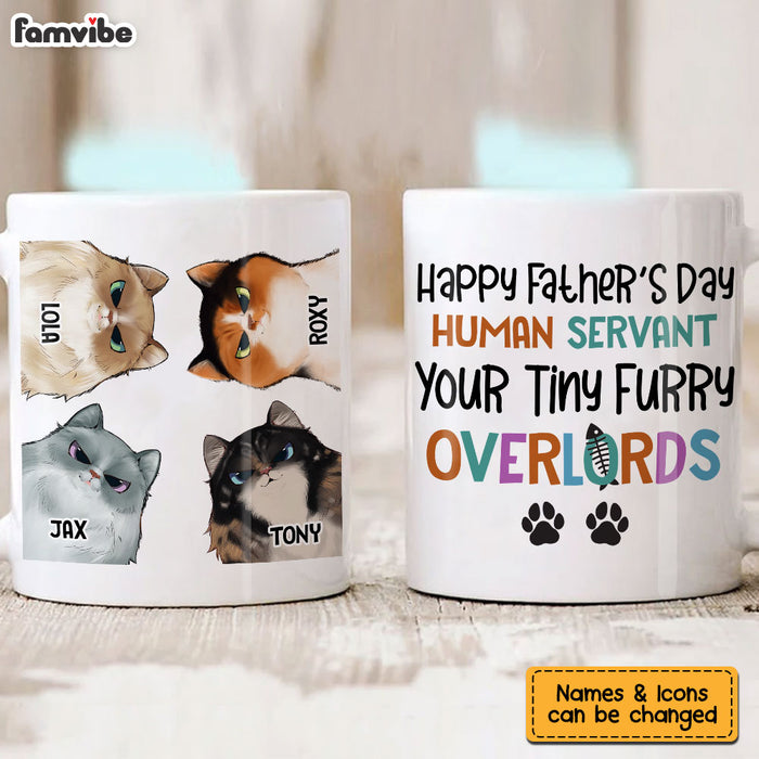 Personalized Tiny Overlord Happy Fathers Day Mug 24929 1