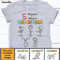 Personalized Grandma Drawing T Shirt - Hoodie - Sweatshirt 24930 thumb 1