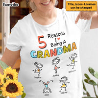 Personalized Grandma Drawing T Shirt - Hoodie - Sweatshirt 24930 thumb 1