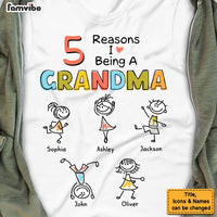 Personalized Grandma Drawing T Shirt - Hoodie - Sweatshirt 24930 thumb 1