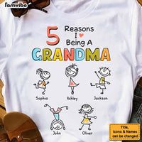 Personalized Grandma Drawing T Shirt - Hoodie - Sweatshirt 24930 thumb 1