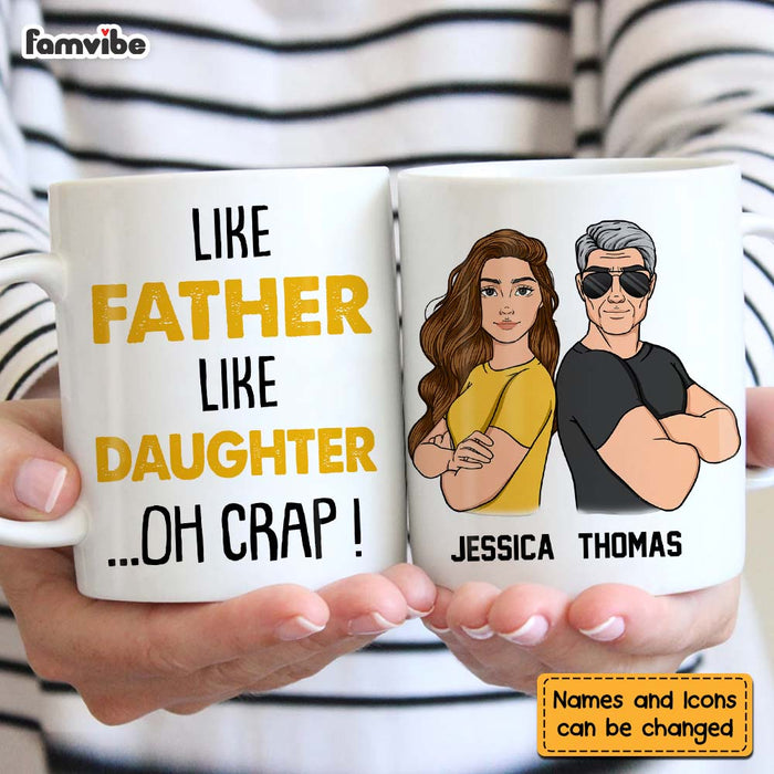 Personalized Like Father Like Daughter Mug 24933 1