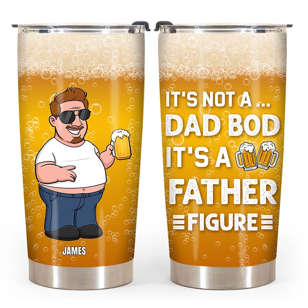 Personalized Gift For Dad Bod Steel Tumbler 24940 Primary Mockup