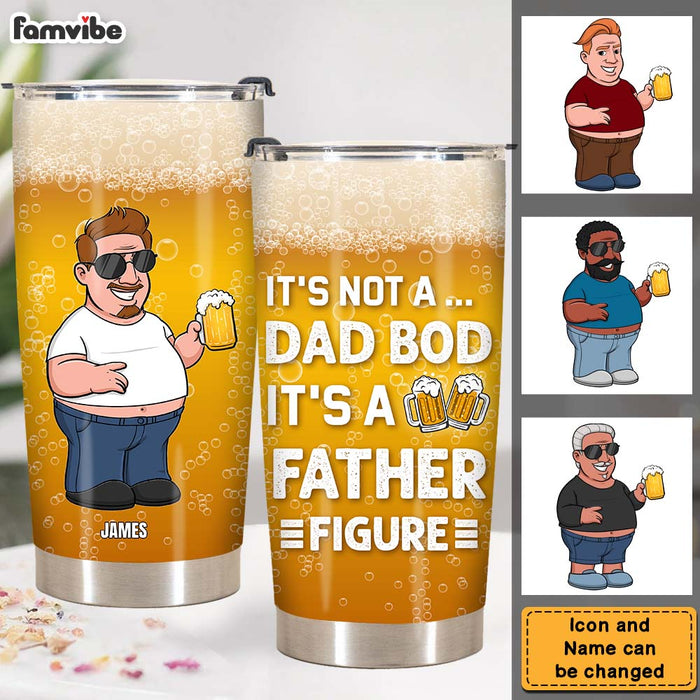 Personalized Gift For Dad Bod Steel Tumbler 24940 1