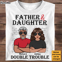 Personalized Double Trouble Dad and Daughter Shirt - Hoodie - Sweatshirt 24941 thumb 1