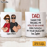 Personalized Gift For Dad From Daughter Thanks For Mug 24942 thumb 1