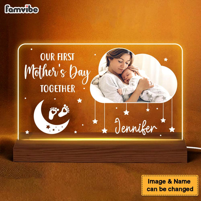 Personalized Gift For New Mommy Plaque LED Lamp Night Light 24944 1