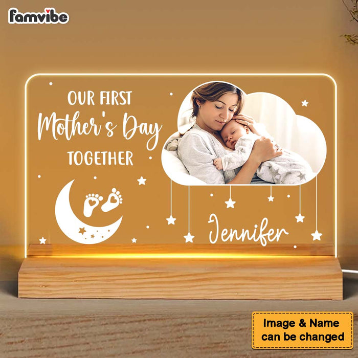 Personalized Gift For New Mommy Plaque LED Lamp Night Light 24944 1