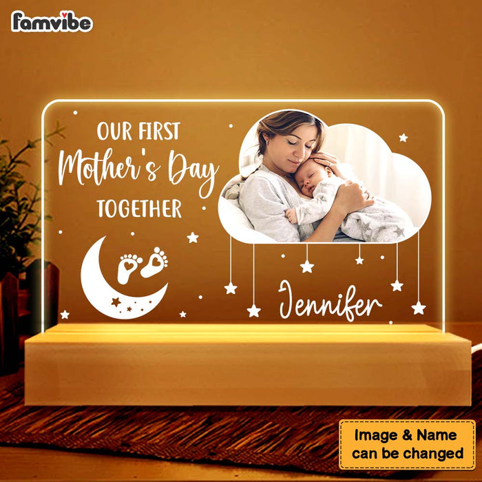 Personalized Gift For New Mommy Plaque LED Lamp Night Light 24944 1