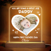 Personalized You Are Doing A Great Job Daddy Plaque LED Lamp Night Light 24945 thumb 1
