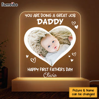 Personalized You Are Doing A Great Job Daddy Plaque LED Lamp Night Light 24945 thumb 1