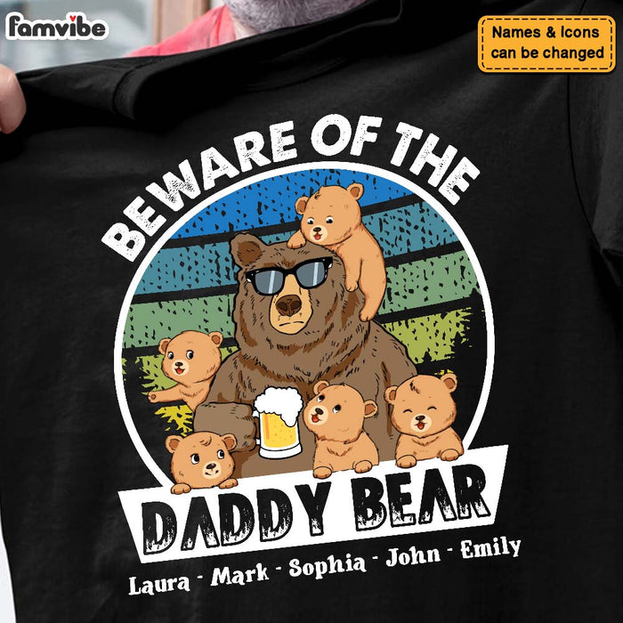 Personalized Daddy Bear Shirt - Hoodie - Sweatshirt 24946 1