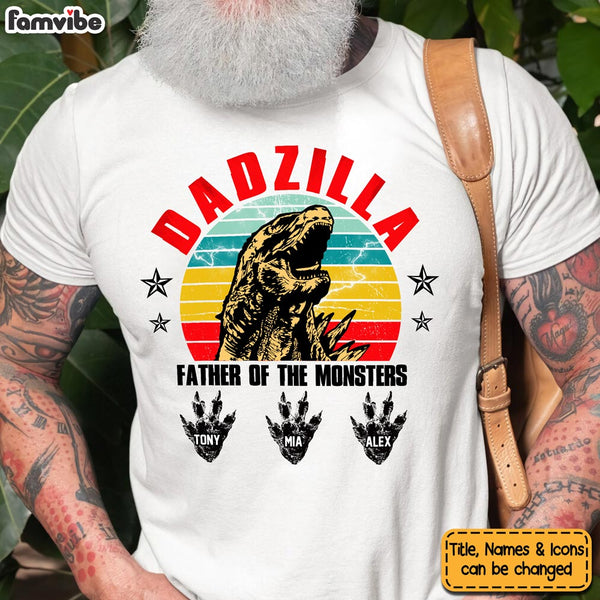 Personalized Papazilla Grandpazilla Dadzilla Shirt - Hoodie - Sweatshi -  Famvibe