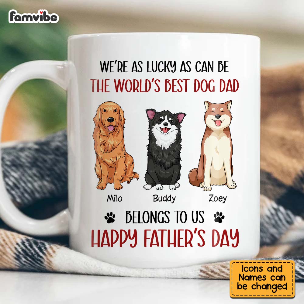Personalized Gift For Dog Dad Mug 24954 Primary Mockup