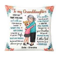 Personalized Gift To Granddaughter Pillow 24955 thumb 1