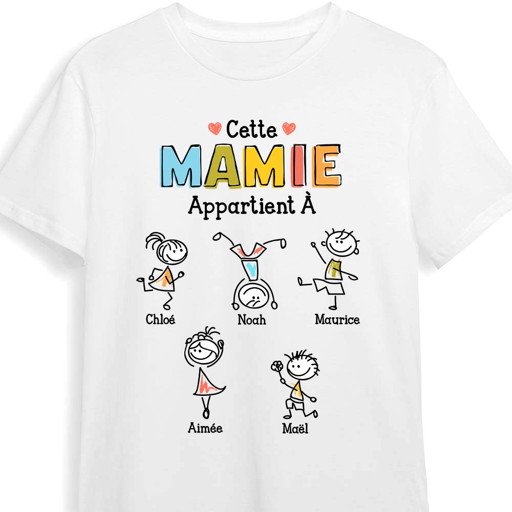 Personalized Mamie French Grandma Belongs Drawing Shirt Hoodie Sweatshirt 24957 Primary Mockup