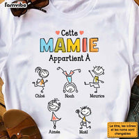 Personalized Mamie French Grandma Belongs Drawing Shirt - Hoodie - Sweatshirt 24957 thumb 1
