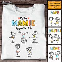 Personalized Mamie French Grandma Belongs Drawing Shirt - Hoodie - Sweatshirt 24957 thumb 1