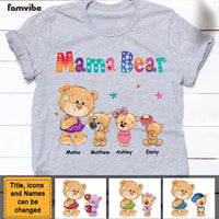 Personalized Mama Bear Colorful Flower Shirt - Hoodie - Sweatshirt 24958 thumb 1