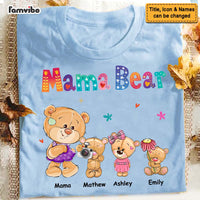 Personalized Mama Bear Colorful Flower Shirt - Hoodie - Sweatshirt 24958 thumb 1