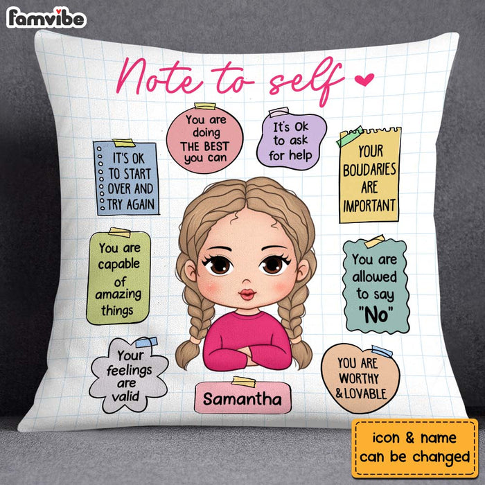 Personalized Note To Self Affirmation Mug Pillow 24961 1