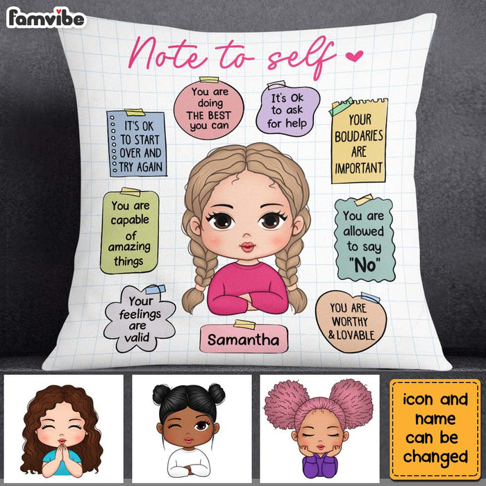 Personalized Note To Self Affirmation Mug Pillow 24961 1