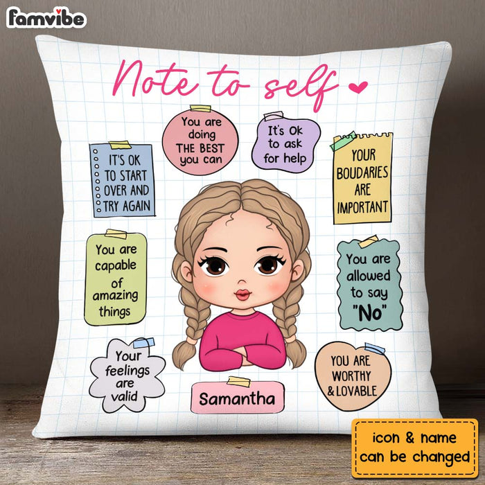Personalized Note To Self Affirmation Mug Pillow 24961 1
