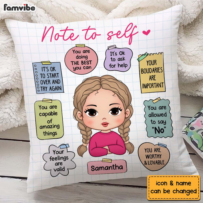 Personalized Note To Self Affirmation Mug Pillow 24961 1