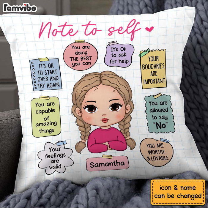 Personalized Note To Self Affirmation Mug Pillow 24961 1